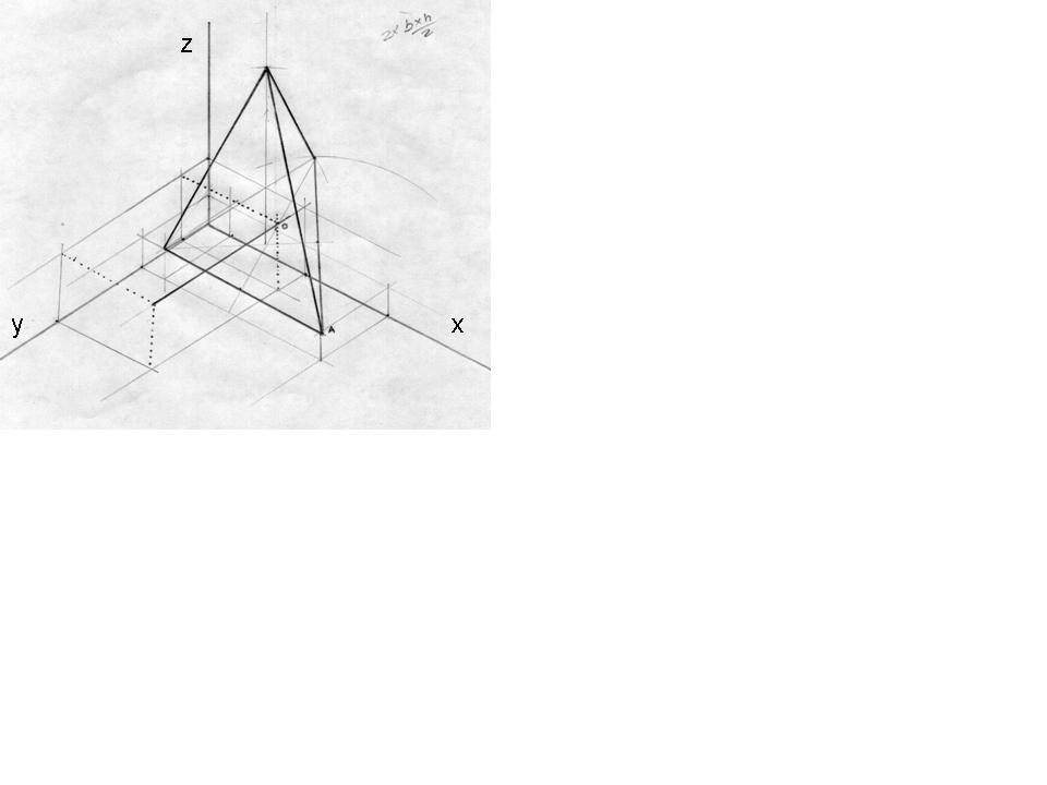 Mira yo proyecte el tetraedro de esta forma
