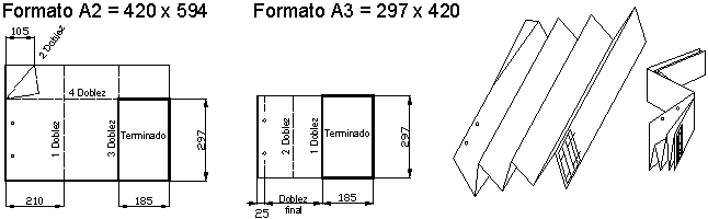 Doblado De Los Formatos A2 Y A3 Dibujotecnico